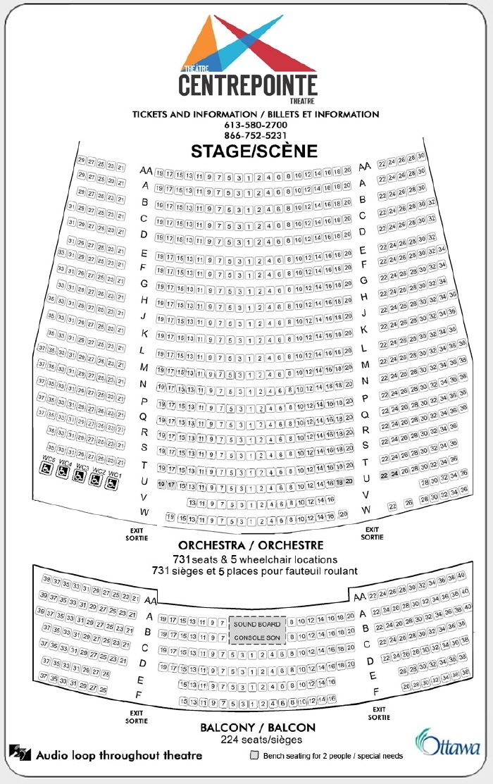 Centerpoint Theater Seating Chart