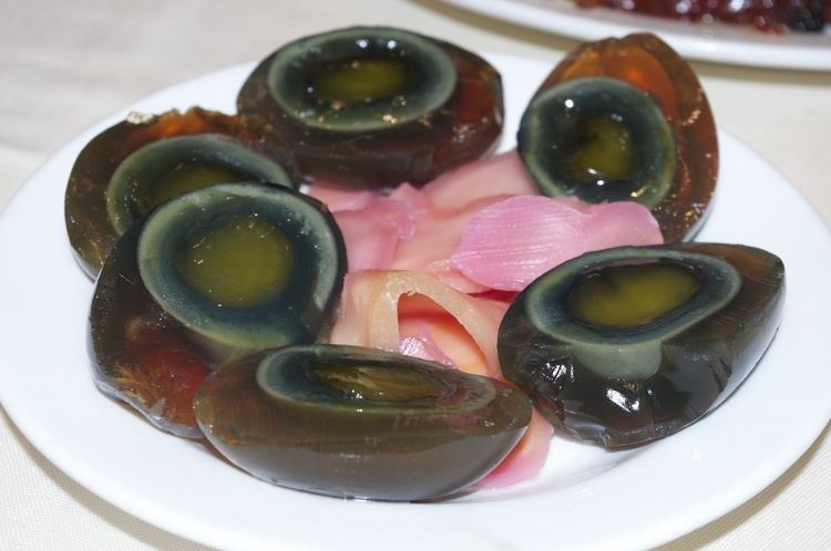 Century egg Preserved Thousandyearold raw Eggs a Delicacy of China Century
