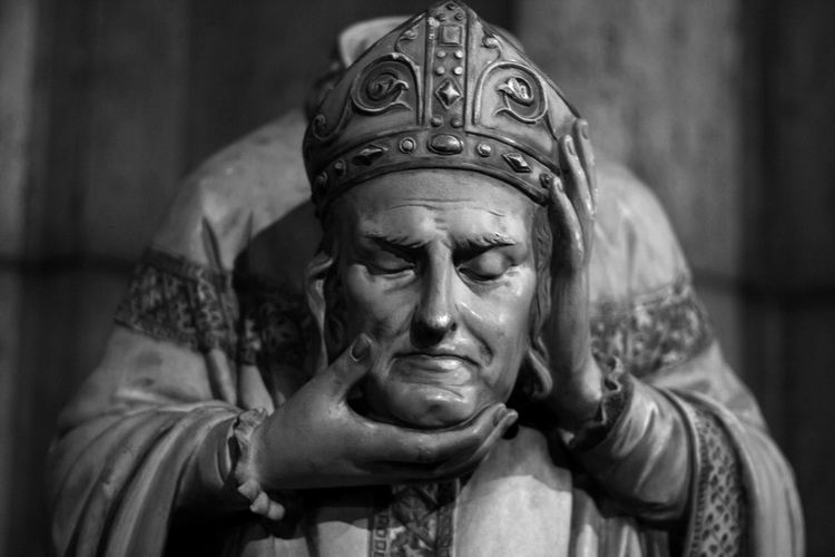 Cephalophore Cephalophore Saint Denis Statue at the Sacre Coeur Crypt Flickr