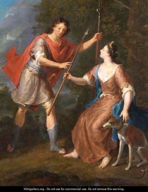 Cephalus Cephalus And Procris Gerard Hoet WikiGalleryorg the largest
