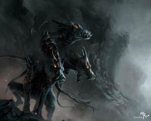 Cerberus Cerberus the Hellhound of Hades Mythical Realm