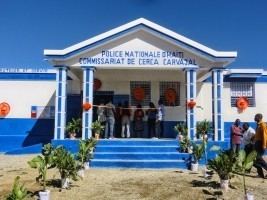 Cerca-Carvajal Haiti Reconstruction Brand new police station in Cerca Carvajal