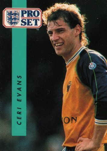 Ceri Evans OXFORD UNITED Ceri Evans 281 PROSET 1990 1991 Football Trading Card