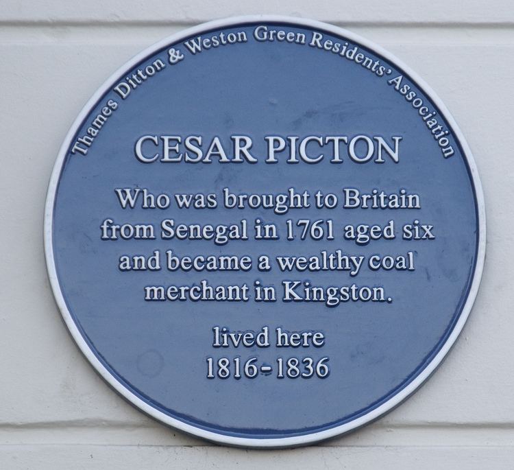 Cesar Picton Cesar Picton blue plaque