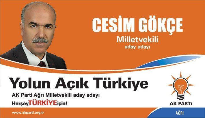 Cesim Gökçe Cesim Gke AK Parti39den Milletvekili Aday Aday Ar haber