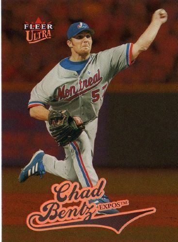 Chad Bentz MONTREAL EXPOS Chad Bentz 299 ROOKIE FLEER Ultra Update 2004 MLB