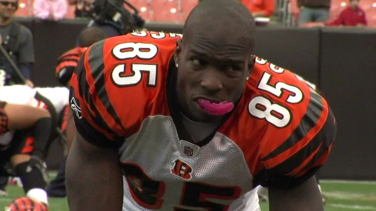 Chad Johnson Chad Johnson back in professional football albeit flag football