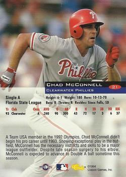 Chad McConnell Chad McConnell Gallery The Trading Card Database