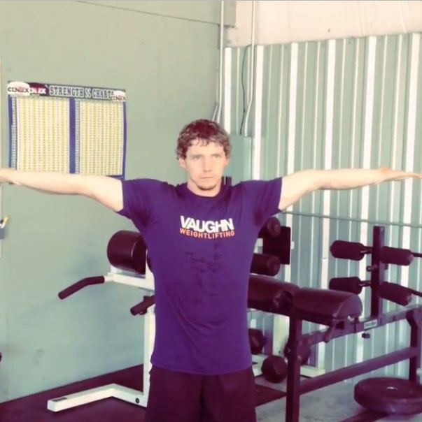 Chad Vaughn Chad Vaughn Overhead Mobility Warm Up All Things Gym