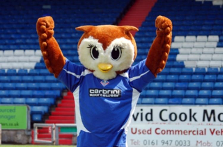 Chaddy the Owl Stat Pack Oldham Athletic vs Swindon Town The Washbag