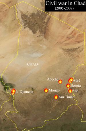 Chadian Civil War (2005–2010) httpsuploadwikimediaorgwikipediacommonsthu
