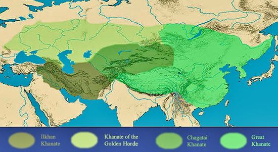 Chagatai Khanate Kublai Khan 12151294