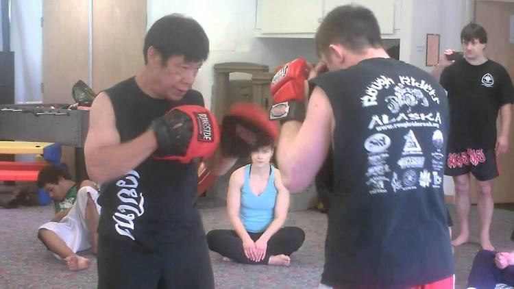 Chai Sirisute Grand Master Chai Sirisute holding focus mitts YouTube