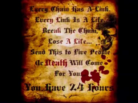 Chain letter Scary Chain Letters Scary Website