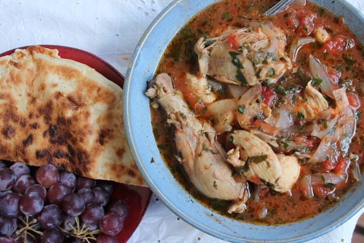 Chakhokhbili Chakhokhbili Georgian Chicken Stew with Herbs and Tomatoes Eat