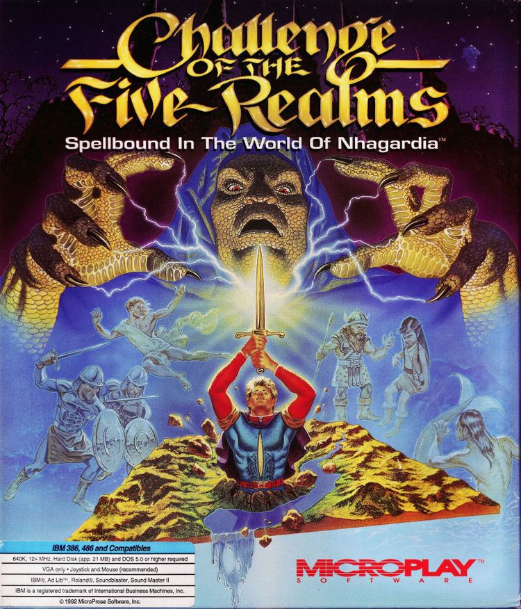 Challenge of the Five Realms Challenge of the Five Realms 1992 DOS review MobyGames