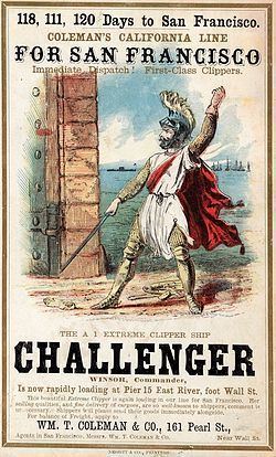 Challenger (1853 clipper) httpsuploadwikimediaorgwikipediacommonsthu