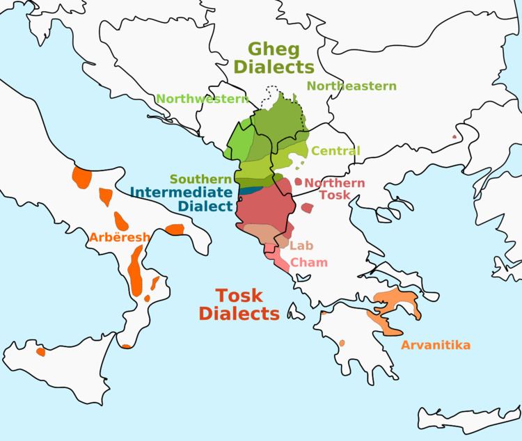 Cham Albanian dialect
