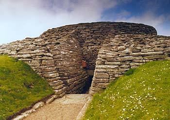 Chambered cairn Orkneyjar Quoyness Cairn Sanday