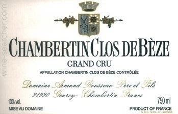 Chambertin-Clos de Bèze Domaine Armand Rousseau Pere et Fils Chambertin ClosdeBeze Grand