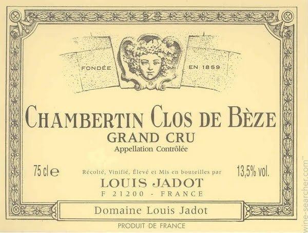 Chambertin-Clos de Bèze 2010 Louis Jadot Chambertin ClosdeBeze Grand Cru Cote de Nuits
