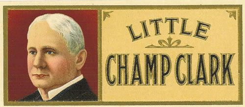 Champ Clark Cerebro LITTLE CHAMP CLARK Original Antique Label Art