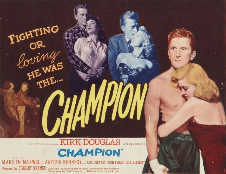 Champion (1949 film) Champion 1949 film Alchetron The Free Social Encyclopedia