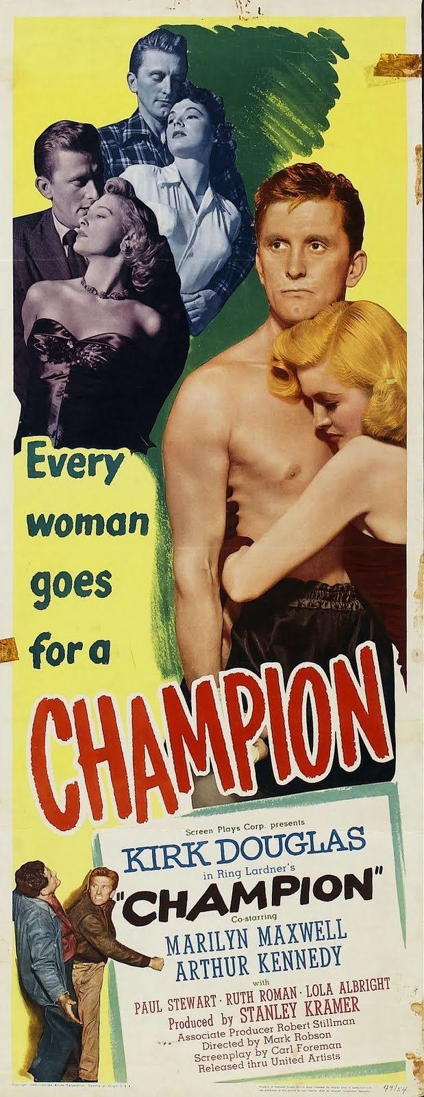 Champion (1949 film) Champion 1949 Film Noir of the Week