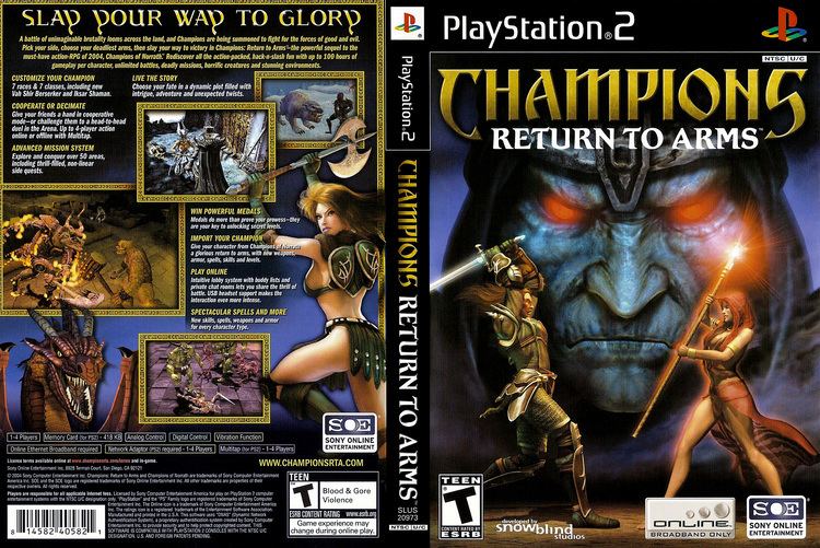 Champions: Return to Arms Champions Return To Arms Cover Download Sony Playstation 2 Covers