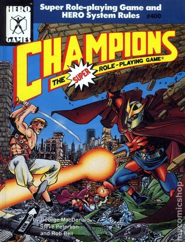 Champions (role-playing game) Comic books in 39Champions RolePlaying Game39