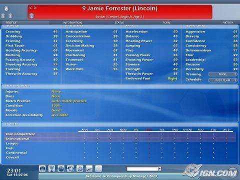 Championship Manager 2007 First Impressions - GameSpot