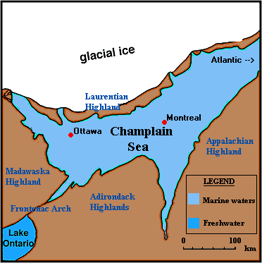 Champlain Sea The Champlain Sea