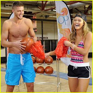 Chandler Parsons Kate Beckinsale NBA Player Chandler Parsons Hit Up Hyde Nightclub