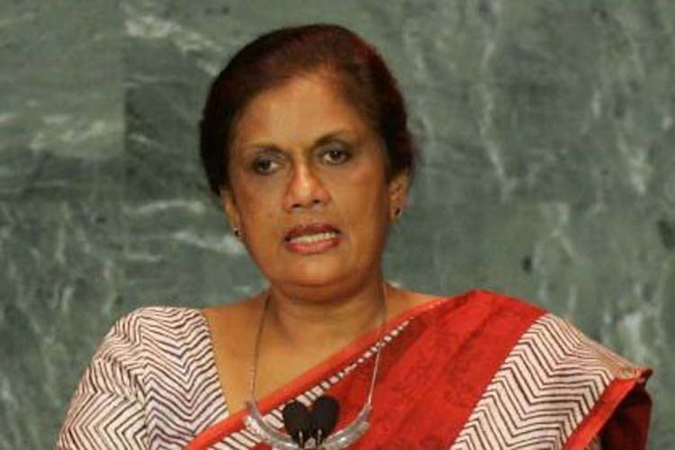 Chandrika Kumaratunga Former President Chandrika Kumaratunga celebrates her