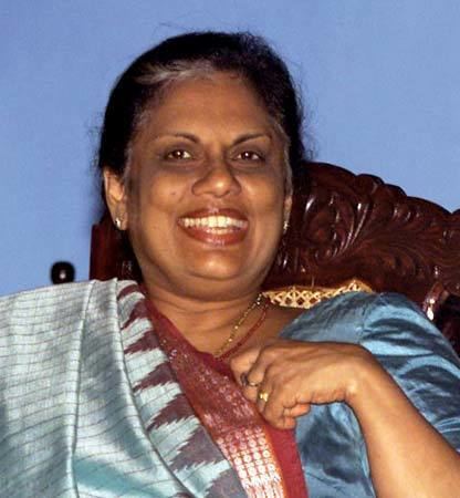 Chandrika Kumaratunga Chandrika Bandaranaike Kumaratunga president of Sri