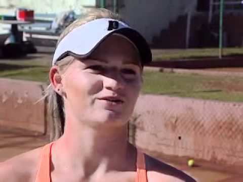 Chanel Simmonds SA Tennis Star Chanel Simmonds on Expresso 05072011