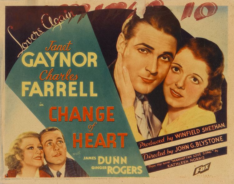 Change of Heart (film) Change of Heart 1934
