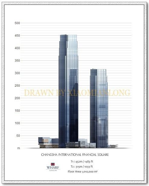 Changsha IFS Tower T1 CHANGSHA Wharf International Financial Square T11483FT452M