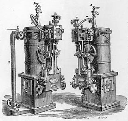 Chaplin's Patent Distilling Apparatus with Steam Pump