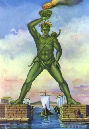 Chares of Lindos The Colossus of Rhodes was a giant statue of the god Helios erected