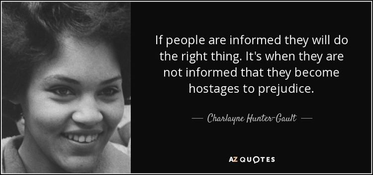 Charlayne Hunter-Gault TOP 5 QUOTES BY CHARLAYNE HUNTERGAULT AZ Quotes