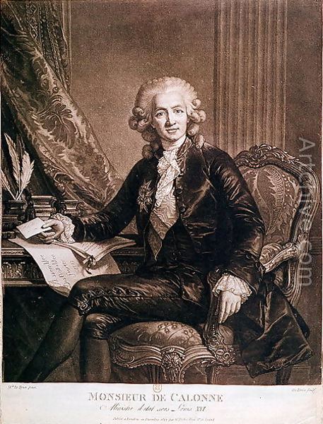 Charles Alexandre de Calonne Charles Alexandre de Calonne 17341802 General Controller