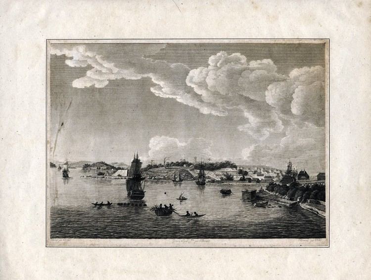 Charles Alexandre Lesueur Engraved View of the Settlement at Port Jackson Charles