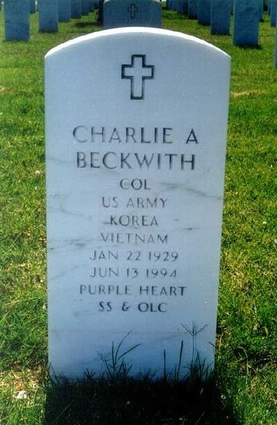 Charles Alvin Beckwith Charles Alvin Beckwith 1929 1994 Find A Grave Memorial