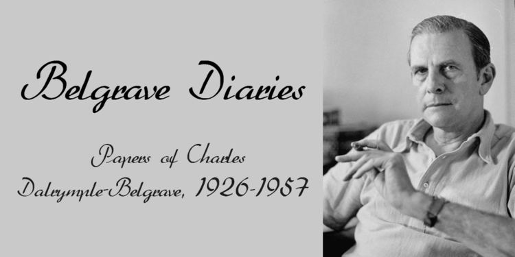 Charles Belgrave Diaries of Charles Belgrave