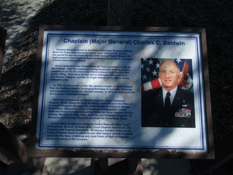 Charles C. Baldwin Chaplain Major General Charles C Baldwin Historical Marker