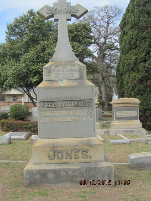 Charles Colcock Jones, Jr. Col Charles Colcock Jones Jr 1831 1893 Find A Grave Memorial