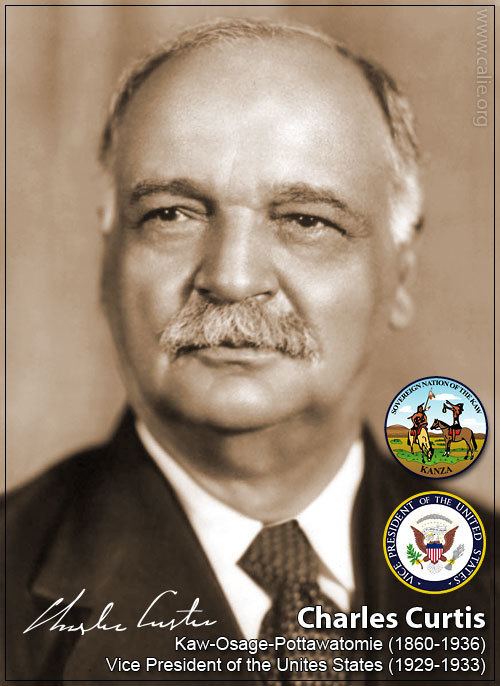 Charles Curtis VICE PRESIDENT CHARLES CURTIS Famous Native American