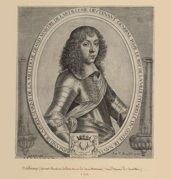 Charles de La Porte Portrait dArmandCharles de La Porte de La Meilleraye duc Mazarin