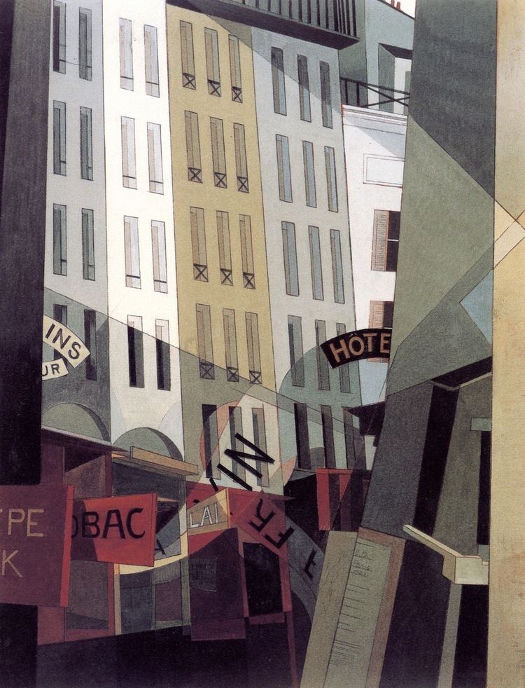 Charles Demuth Rue du Singe Qui Pche Charles Demuth WikiArtorg